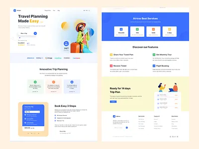 Travel Website Design app design faste figma graphic design online travel booking travel website app ui ux