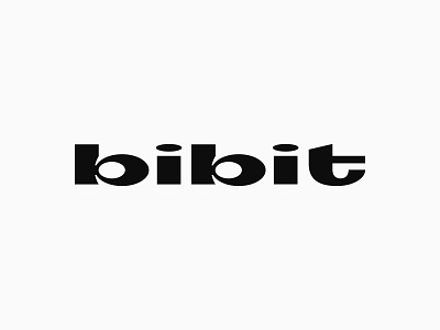 Bibit - Logotype, typeface, typography abstract logo branding font lettering logo logotype minimalist logo modern logo monogram simple logo typedesign typeface typography