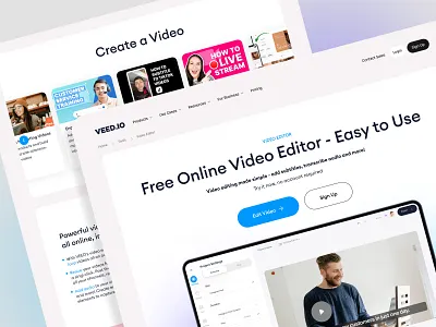 Twist x Veed – Website Design branding clean design design illustration interface logo minimal ui user user experience design user interface user interface design ux visual web web app web application web design web design page website