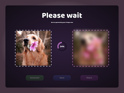 Pet AI Image Generator Desktop dog