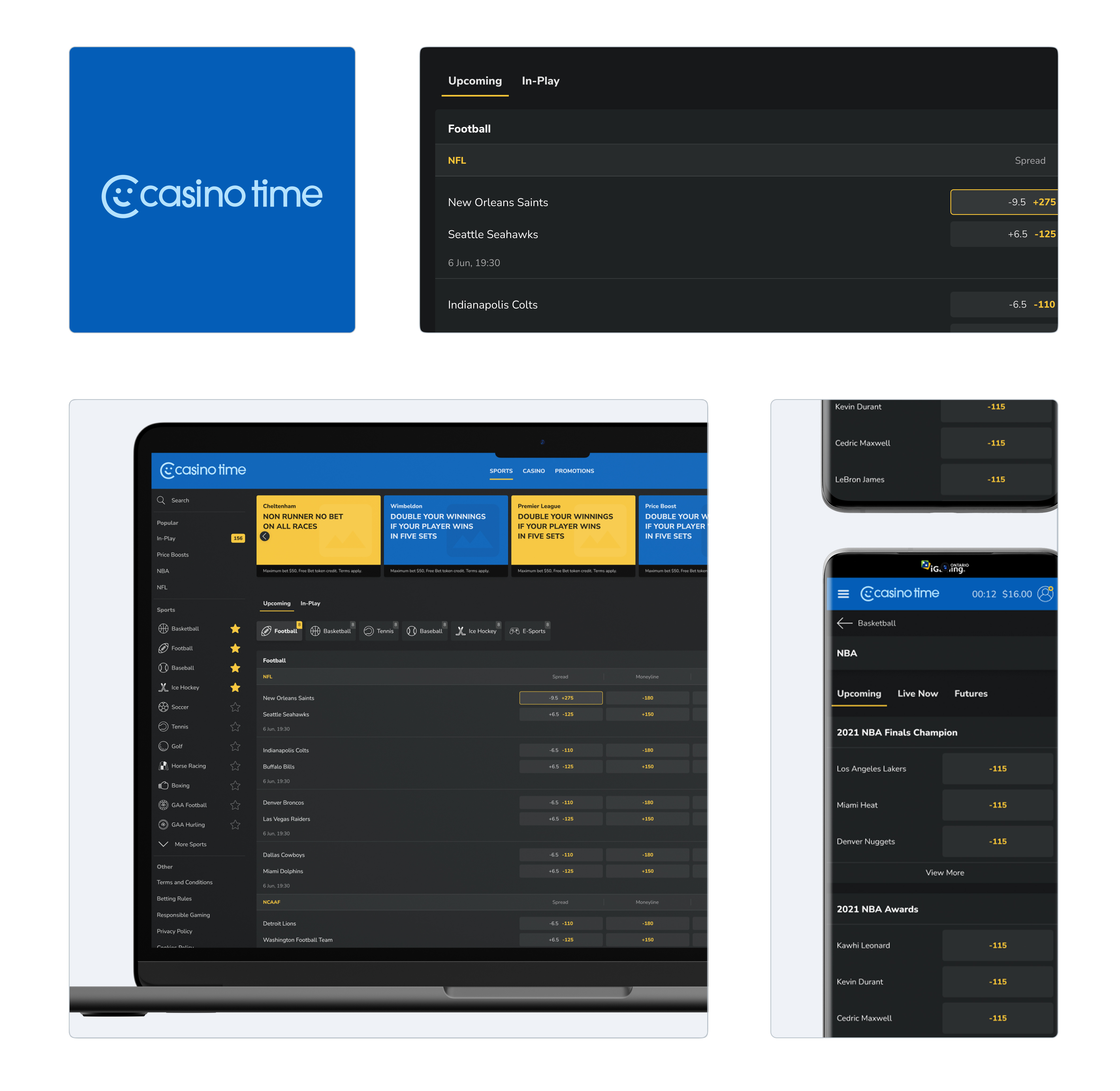 FSB Tech Sportsbook Template by Leonardo Betti on Dribbble