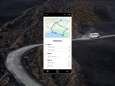 Daily UI 79: Itinerary app branding dailyui design graphic design itinerary typography ui ux