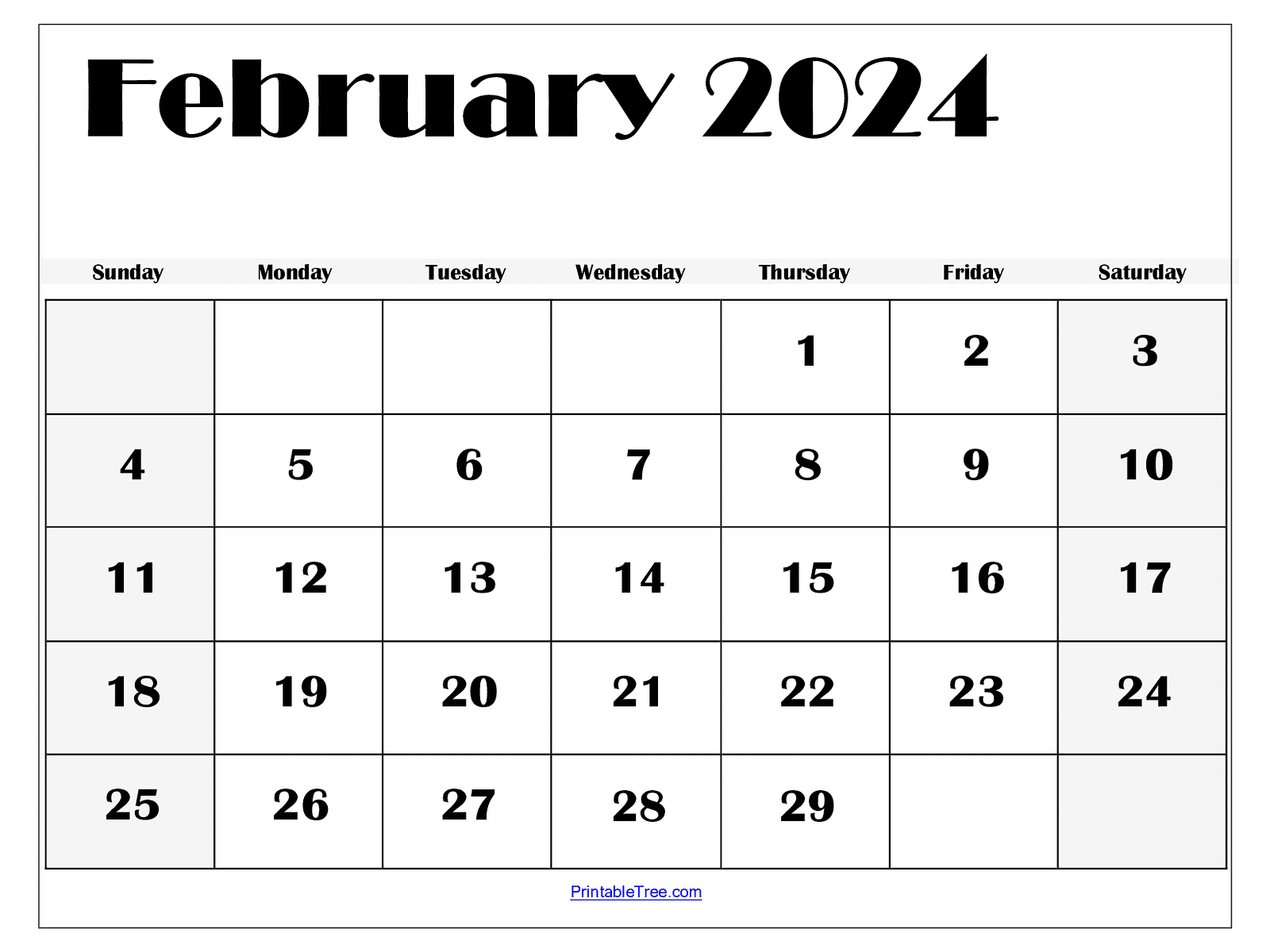 Single Page Calendar Printable 2024 by printabletree01 on Dribbble
