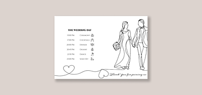 Day 79: Itinerary challenge dailyui dailyui 079 dailyui challenge day 079 ui wedding itinerary