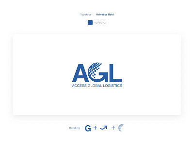 AGL - Freight Forwarding Company Logo Design design graphic design logo
