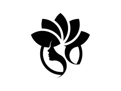 Embracing Nature's Love: A Woman's Heart Blooms with Five Leaf's branding design graphic design illustration logo minimalistic simple ui ux vector