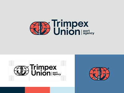 Trimpex Union Port Agency brand branding design logo logotype mark sketch symbol