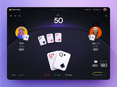 Web3 Poker | Gaming App app app design casino crypto dapp gambling game gaming interface platform poker product product design ui ui design user interface user interface design ux uxui web3