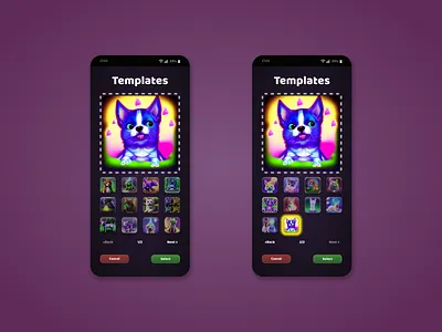 Pet AI Image Generator Mobile App dog