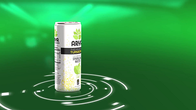 ARYA Energy Drink 3d animation design