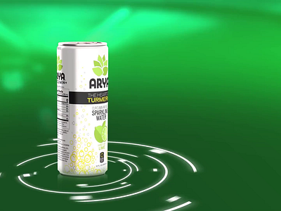 ARYA Energy Drink 3d animation design