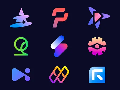 Random Logofolio Update v8 - 2023 bitcoin brand identity design branding creative logo crypto free logo freebie letter mark logo logo mark logo symbol logofolio monogram motion startup symbol typography visual identity design