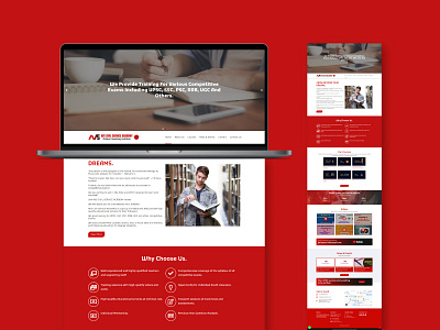 AVS Civil Service Academy academics branding codeappan design elementor grapgicsdesign learn learning platform simpledesign study ui ux uxui web webdesign webdevelopment website websitedesign websitework wordpress