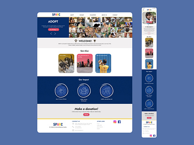 SPARC's Website + App design figma mobile app ui ux