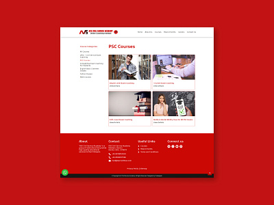 AVS Civil Service Academy academics brand branding codeappan design elementor graphicsdesign simpledesign study ui ux uxui web webdesign webdevelopment website websitedesign websitework wordpress