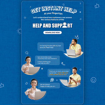 Help and support - customer care emailer