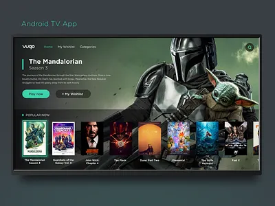 TV app UX/UI design and development android app design development graphic design ios tvapp ui ux