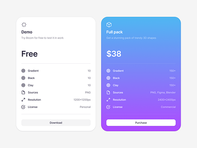 Pricing | Blank Design System components container craftwork design design system figma landing pricing ui ui kit web website