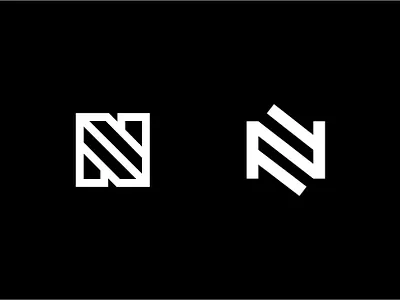 N design illustration letter line logo mark monogram nina symbol