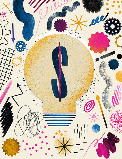 Understanding Your Debt branding design editorial illustration illustration art