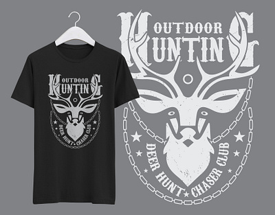 Hunting T-shirt Design zoo