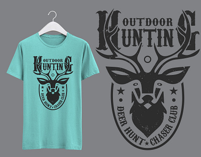 Hunting T-shirt Design zoo