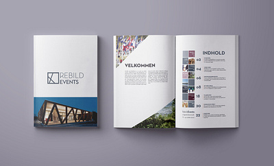 Rebild Events Magazine branding illustrator indesign layout magazine photoshop