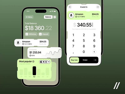 Finance Mobile IOS App android animation app app design app interaction balance dasboard design design ui finance fintech income ios mobile mobile app motion online track ui ux