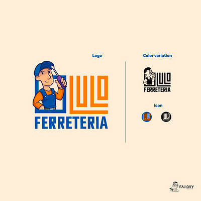 Logo de ferreteria branding design diseñ graphic design illustration logo vector