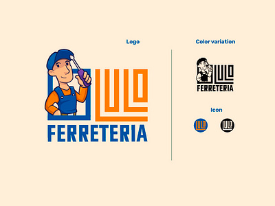 Logo de ferreteria branding design diseñ graphic design illustration logo vector
