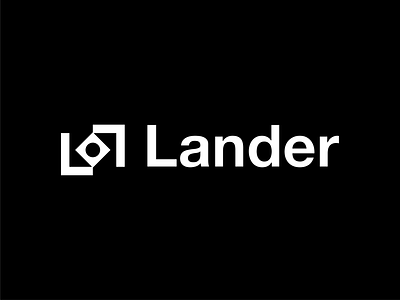 Lander Logo Design agency brand identity branding brazil brazilian film filmmaker flag geometric icon l l logo lettermark logo lucas fields mark monogram production studio video