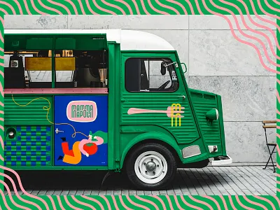 Free Citroen Food Truck Mockup branding citroen design download foodtruck free freebie identity logo mockup psd template typography vintage