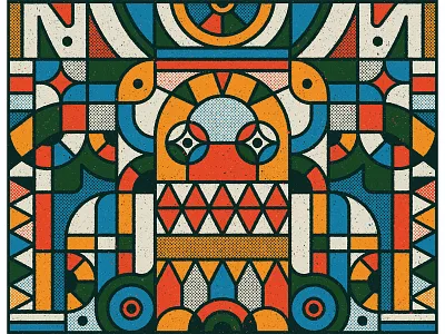 Do the Robot adobe design geometric graphic design halftone illustration illustrator lifework line lineillustration mecanical monsterproject muti photoshop robot shape vector