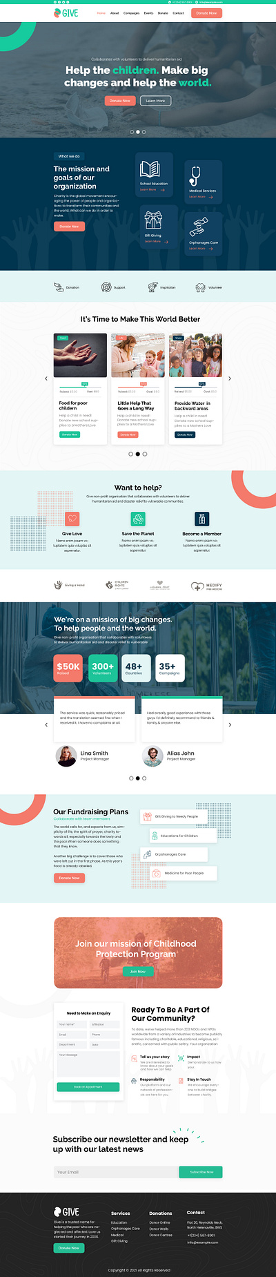 Humanity Care - Nonprofit Charity & Donation Elementor Template branding charity church design design idea donate donation foundation fundraising funds graphic design ngo organization orphanage religious ui ux website