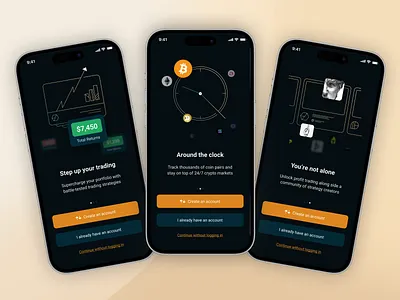 iOS App welcome screens app design figma ios iphone mobile ui ux