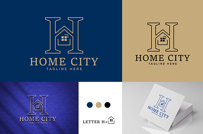 Home City - Logo Design (Unused ) app logo best logo brand identity branding design graphic design home logo illustration letter logo logo logo design logo ideas logo maker logofolio real state real state logo ui ux vect plus vector