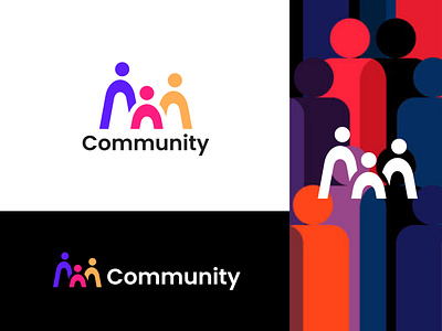 Community Logo, Logo Design, Modern logo, Timeless logo brand identity branding community logo creative logo logo logo maker logofolio modern logo