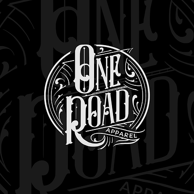One Road Lettering design drawing handdrawn illustration lettering logo typography vintage