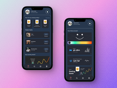 Wellness app for busy people ui ux