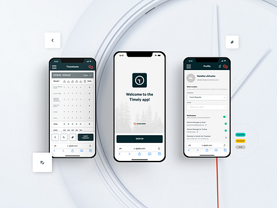 Timely! app app design design system figma logo testing ui ux