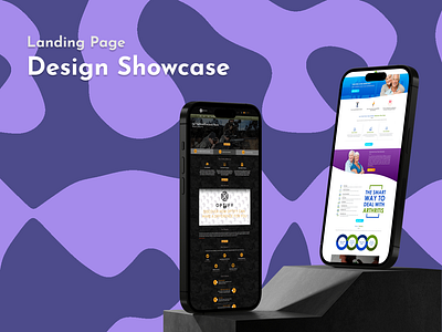 Landing Pages Design Showcase ecom design landing page lp ui