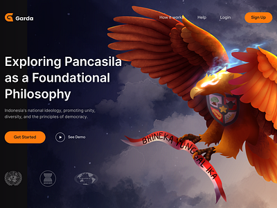 Pancasila Day 2023 2d illustration art clip studio paint design figma flat flat illustration garuda graphic design graphic illustration header header illustration illustration indonesia national day pancasila vector vector illustration web header web illustration