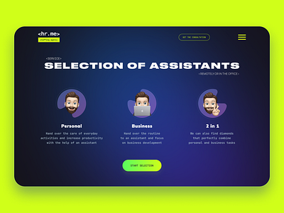 Landing page for staffing agency design ui uidesign ux uxdesign