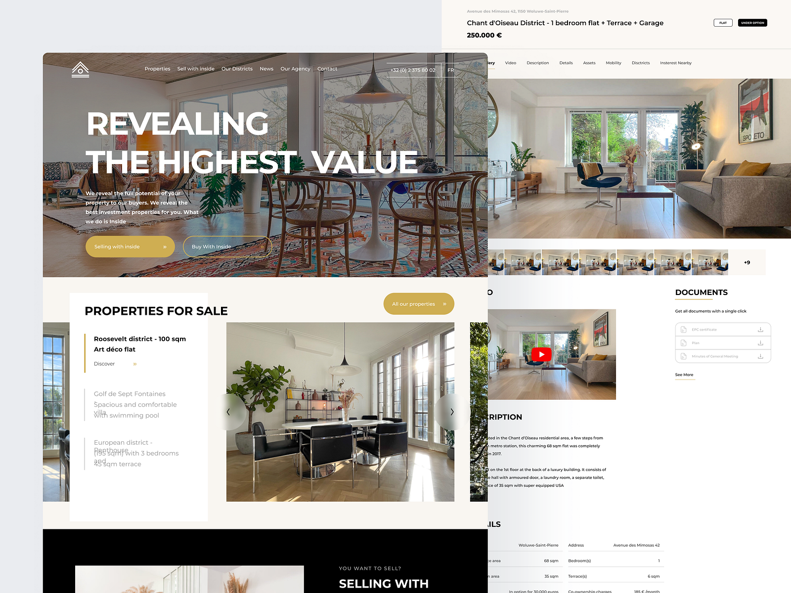 Real estate website project by kashif akbar on Dribbble