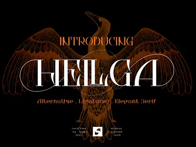 Hellga design graphic design logo magazine serif fonts