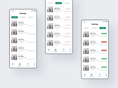 Hair-Salon Booking App! app booking app design graphic design hair salon app design logo mob app design prototyping ui ux wireframing