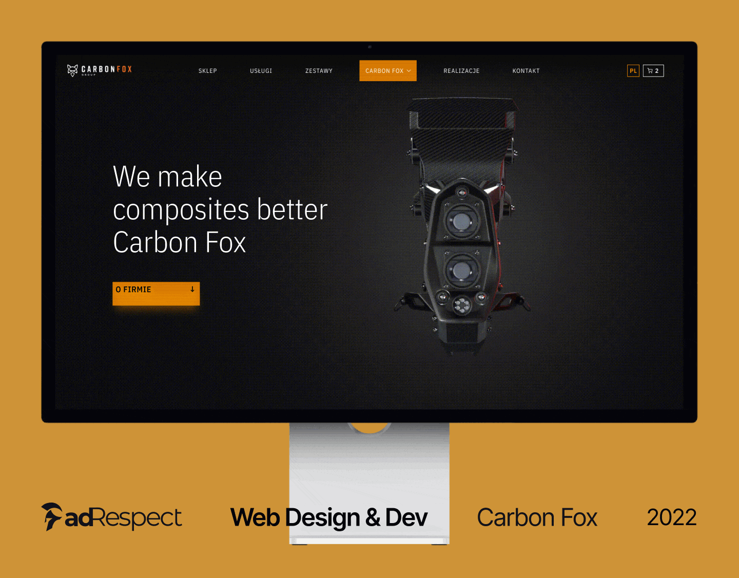 Carbon Fox Web Design & Development design figma graphic design motion graphics ui design uiux ux web design web development webdesign website wordpress