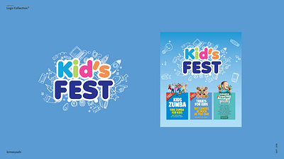 Kid's Fest branding design event festival graphic design kids kids festival logo mall event vector