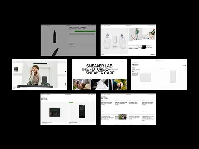 Sneaker LAB e-commerce clean design e commerce interaction interaction design minimal motion design sneakers ui ux web design website