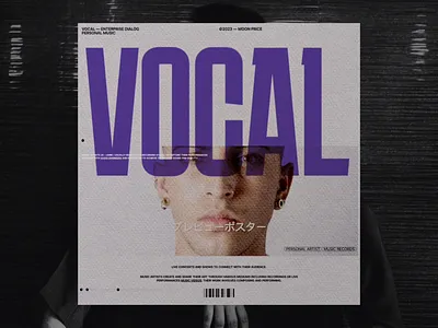 Vocal Music - Website Concept abstract blog cms concept design designer editorial fashion landing page minimalist modern portfolio ui ux web web design webdesign website